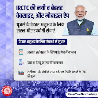 DrSatishPoonia's tweet photo. IRCTC की नई वेबसाइट और मोबाइल ऐप @NarendraModi जी के डिजिटाइजेशन द्वारा प्रोसेस की गति बढाने, और पारदर्शिता लाने के प्रयासों का नतीजा है। यह बेहतर अनुभव देता है, बेहतर काम करता है। #NewYearNewRailway https://t.co/uEG6TclCOO