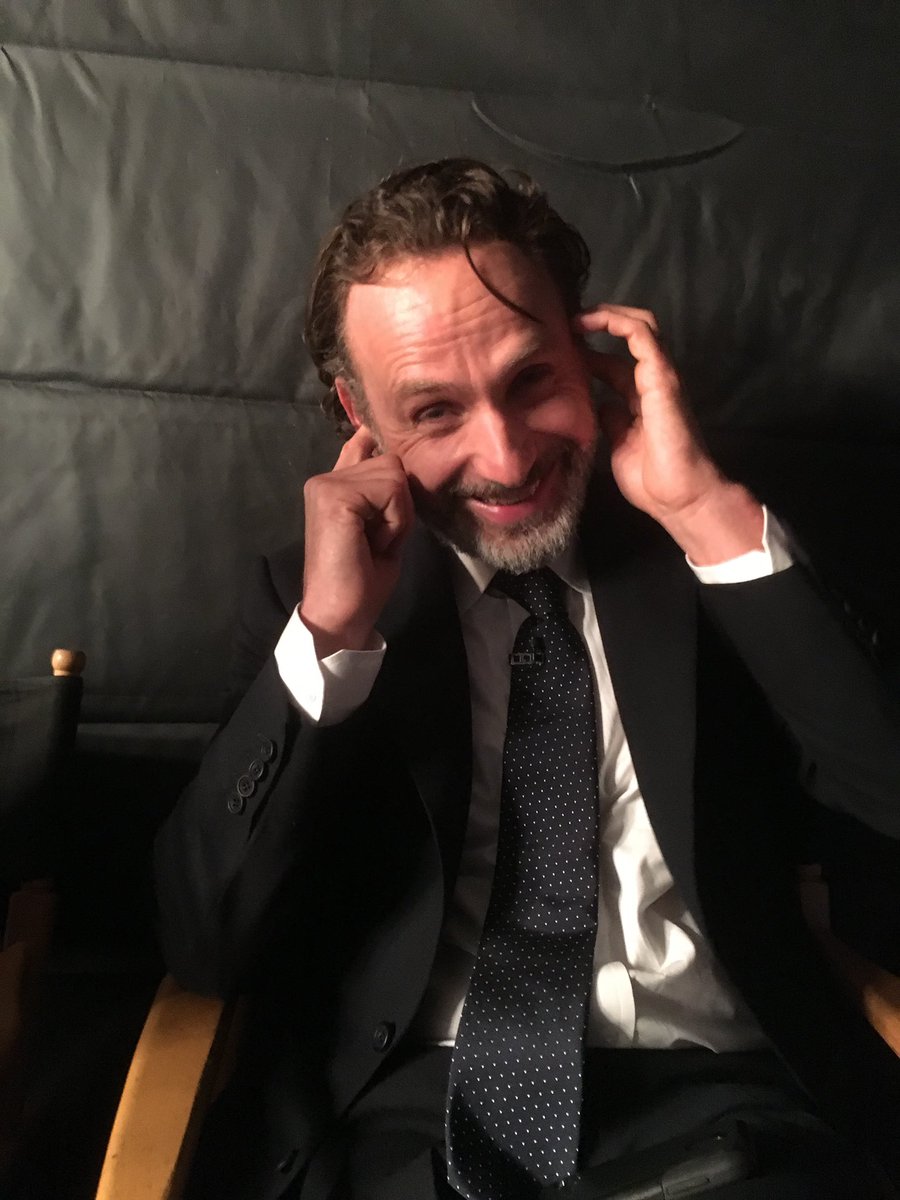 PHOTO: Andy in the backstage at Talking Dead Live at the #TheWalkingDead Season 7 premiere on October 23, 2016 in Los Angeles, California.

📸 Robert Kirkman

#AndrewLincoln 
#RickGrimes
#TWD