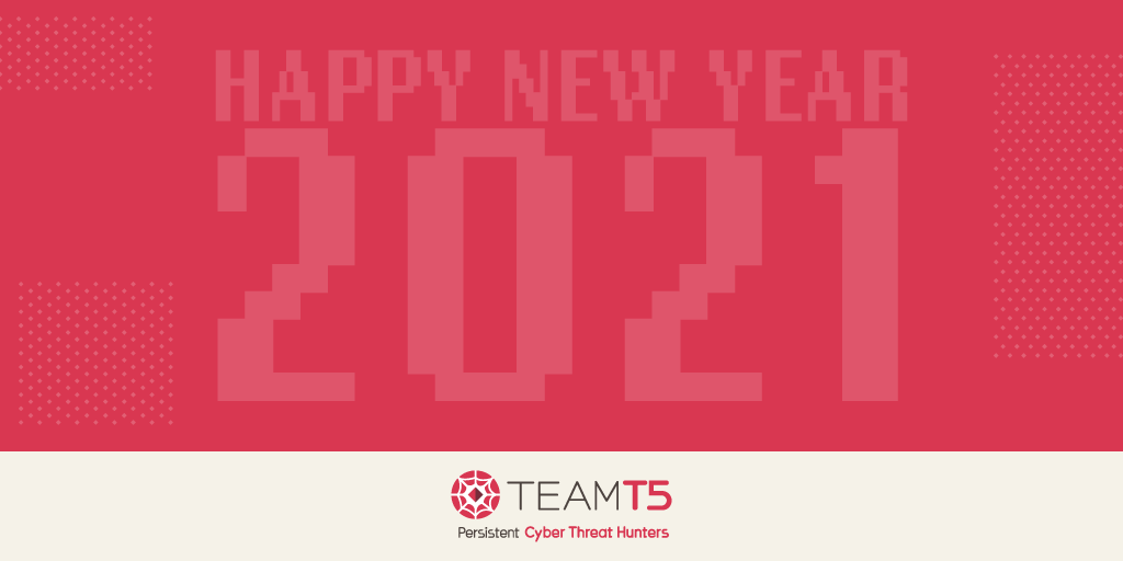 2021 is almost upon us!

There’re so many things we are grateful for as the year closes out, and we want to take a moment to wish everyone a Happy New Year!

May 2021 bring both of us happiness and APT-lessness 🎉 🎉 🎉
#HappyNewYear2021 #NewYearCountdown