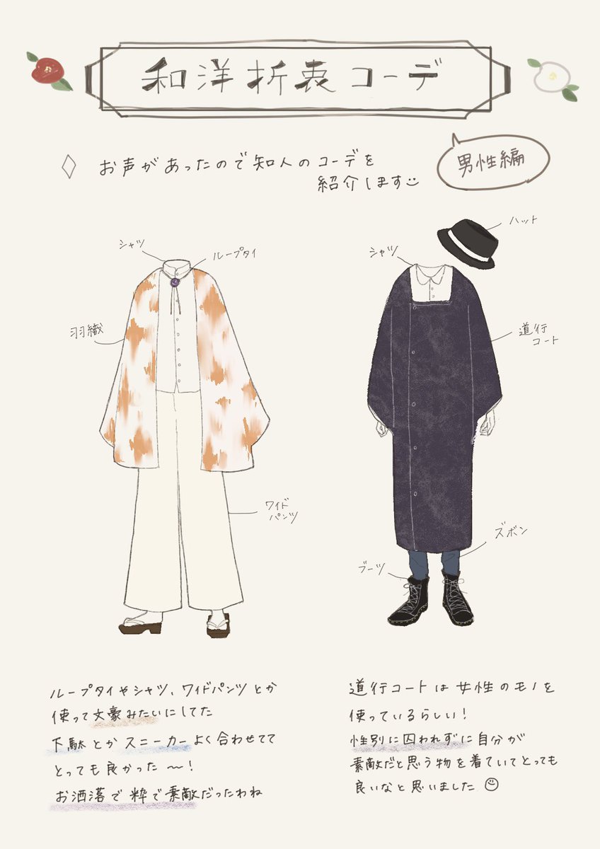 わたしの私服
其の2!今年のお気に入りと男性ver. 