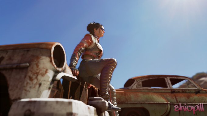 Here's one extra SFW render from my last Panam set. In case you're in need of a new wallpaper. 😇 #Cyberpunk2077<a href="/tag/cyberpunk2077"class="tags"><span>#cyberpunk2077</span></a>