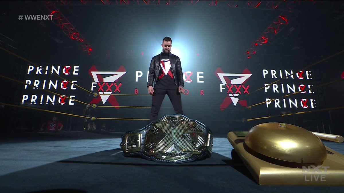WWE's tweet photo. .@FinnBalor. @KORcombat. #OReillyVsBalor. #NXTAwardMatch.
#WWENXT #NXTYearEndAwards https://t.co/ctmjtmKPUG