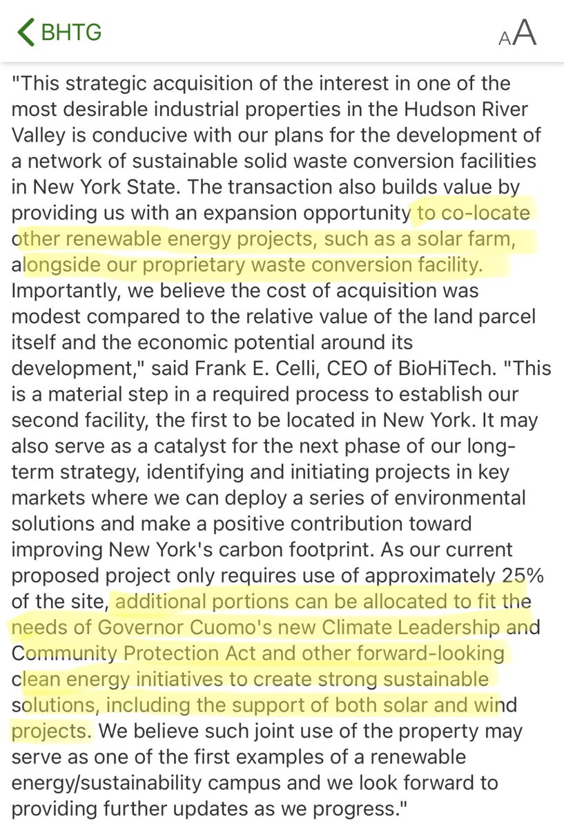 ACSlater_'s tweet photo. $BHTG (1/4) Currently my 2nd largest long term holding, but I have been heavily increasing my position here going into Q1 2021 to match $TYME. Been happily adding in this area as this is an unknown solar and clean energy play to compliment my $AIRI holding. https://t.co/XHK8HbquQH