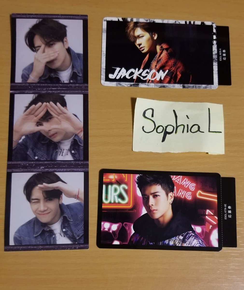 Angelic_Binnie's tweet photo. WTS GOT7 Jackson PCs
-USA ONLY
-Paypal/Venmo
-NO HOLDS
-Shipping NOT included w/prices
Stamp $1
Tracked $4.50
-My swagger $35
-Hey yah $35
-Pre-order Eyes on You sticker $10
#GOT7 #JacksonWang #got7jackson #wtsgot7 #wtbgot7 #got7sale #got7sales #sellinggot7 #got7sell #got7pcs https://t.co/zV0NPFvH9Y