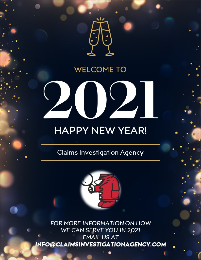 DonaldB47985369's tweet photo. Happy New Year 2021 - Be safe everyone!
#claimsinvestigationagency https://t.co/hDNk6fjZU4