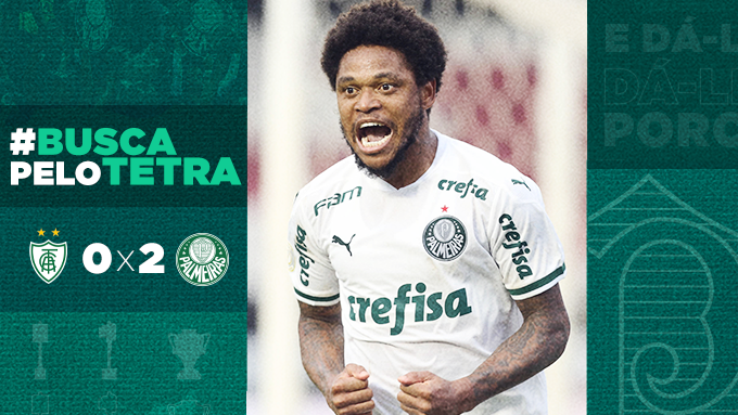 Palmeiras's tweet photo. ESTAMOS NA FINAL! 👊
Com gols de Luiz Adriano e Rony, vencemos o América-MG e seguimos na #BuscaPeloTetra! 🐷

#AvantiPalestra #AMGxPAL
#VerdãoPelaCopa https://t.co/GPb8HxUW6I