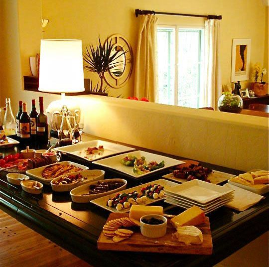 Luke Skywalker has a small party with a couple of close friends.