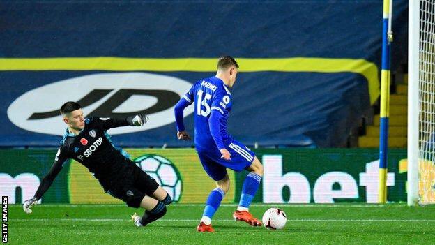 02/11/20Leeds 1-4 LeicesterDallas 48’Barnes 3’ Tielemens 21’ 90+1’ Vardy 76’