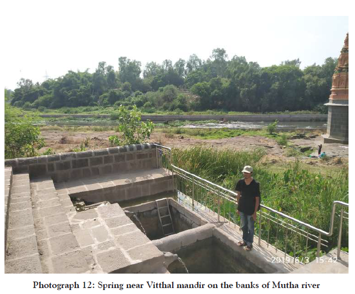 Areas where an aquifer overlying an impermeable layer is sharply eroded, springs may appear in the region.