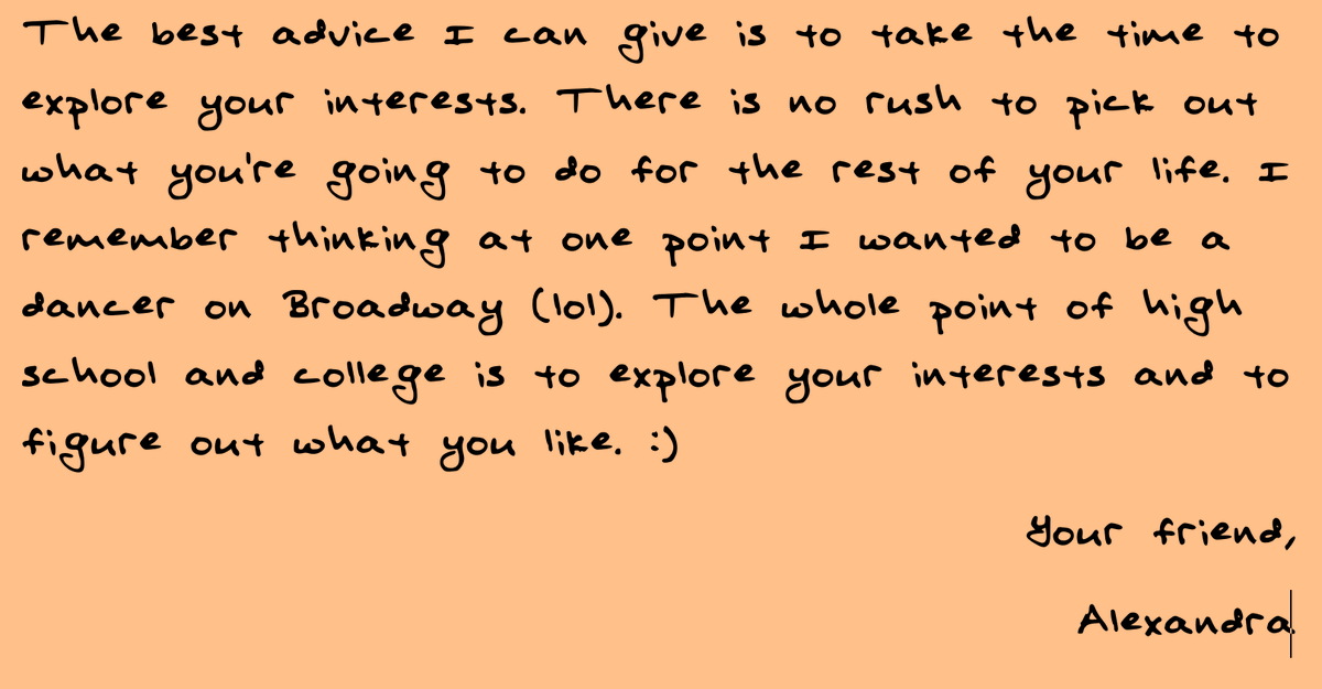 nanobrumberg's tweet photo. Finally got around to making a font of my handwriting with @calligraphr_com for round 2 of @LettersPreSci!
Here's me dishing out some advice my pen pal never asked for 🤣 Any other #SciencePenPals have #Broadway dreams as a kid? https://t.co/2ep3JxLI88