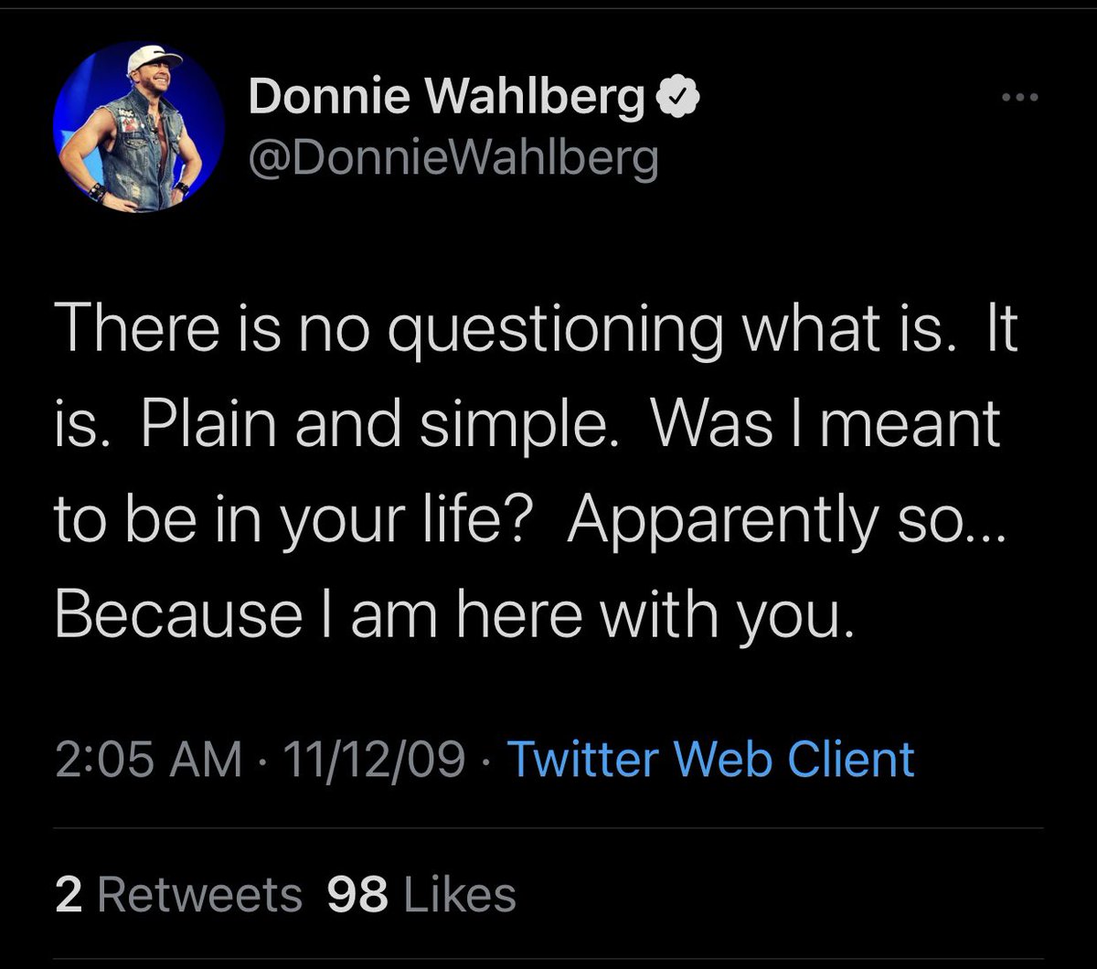 It was true in ‘09, and is true now.

We are all connected.

We are all together for a reason.

I never question it, I always embrace it, I infinitely respect it and I will eternally cherish it.

#BHLove is a #loveeternal 🤖❤️