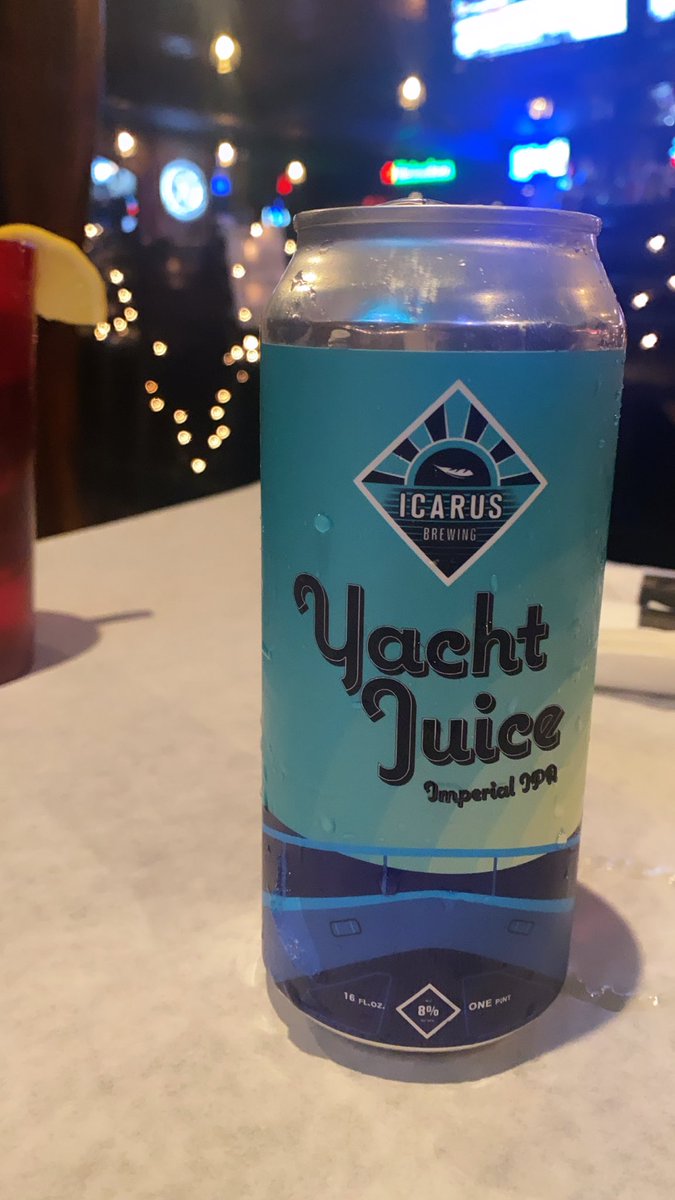 TobiasEats's tweet photo. I love @IcarusBrewing #YachtJuice Is 🔥 with any #DinnerReservation https://t.co/53oGBvjQJb
