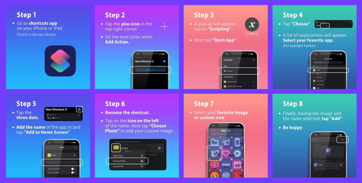 iOS14_Icons's tweet image. Learn step by step HOW TO CUSTOMIZE your iOS 14 home screen with your favorite icons. 
Click right here: bit.ly/3n2DxRw
#ios14homescreen #iOS14 #iphone12 #Homescreen #Customize #Icons #Skins #tutorial #iPhone