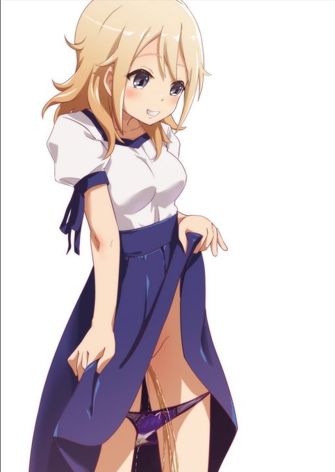 エアスケブ4枚め「青ブルマさん」 