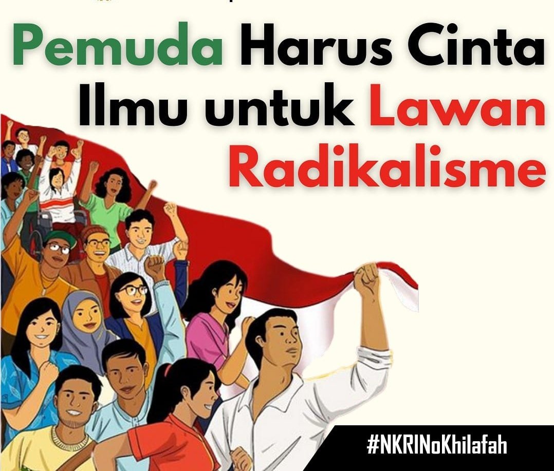macanmerahputih's tweet photo. Pemuda harus cinta Ilmu, karena kalo pemuda kita bodoh maka negara ini bisa digoblok-goblokin &amp; gampang kesulut emosi... 
#NKRINoKhilafah
#NKRINoKhilafah https://t.co/ymeIbkHhci