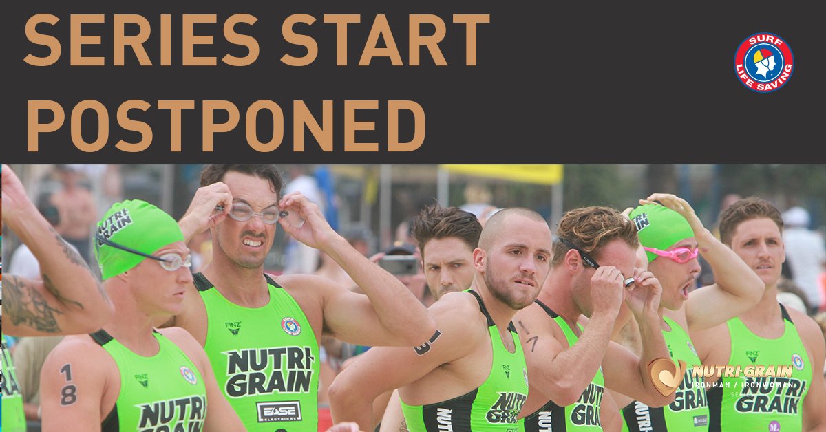 IronSeries's tweet photo. @SLSAustralia has today made the decision to again postpone the opening rounds of the @NutriGrainAU Ironman and Ironwoman Series due to the present public health alerts, border restrictions and ongoing uncertainty associated with COVID-19.

To read more - https://t.co/gfdb3VRQln https://t.co/v5Z4se5PlI