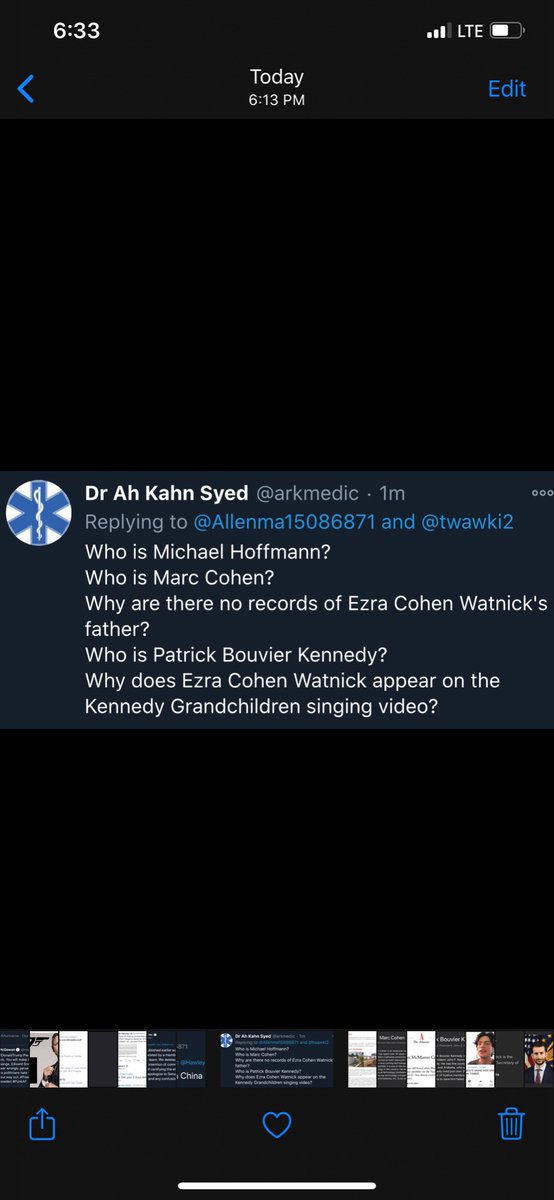 Is this Ezra Cohen on jfk grandchildren’s timber video?