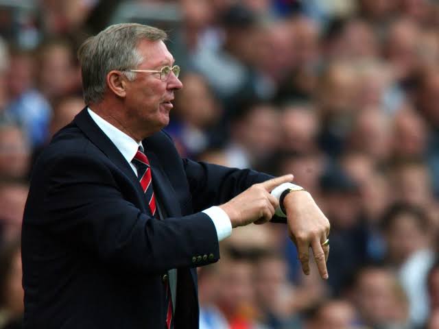 It\s time for the late goal says \"Sir Alex Ferguson\", happy birthday to one best manager football gave to itself 