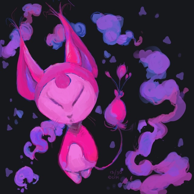 Belacqua_Fish's tweet photo. 12/30, Fave normal type: Skitty— #Procreate #sketch #Pokemon #fanart https://t.co/pTjtnTtHnM