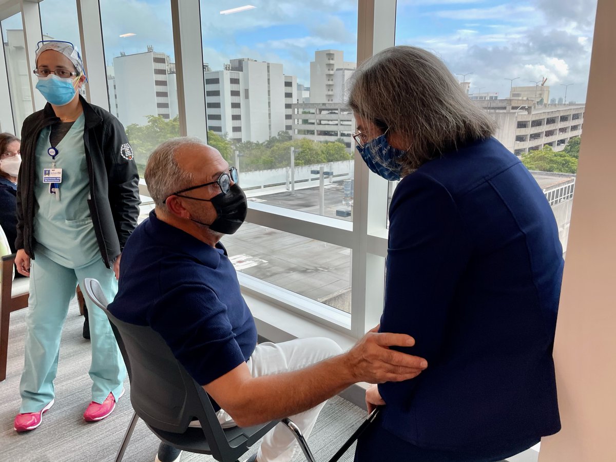 It's critical that we work to build trust and confidence in the safety and effectiveness of the vaccine, and I’m grateful to  @EmilioEstefanJr,  @NatMoore89 and the other residents vaccinated today for being an example to our community.