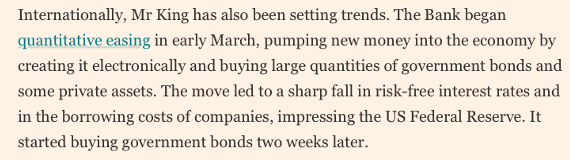 30/ .... but MPC members felt that BoE researchers lacked implementation skills. To complicate the story further, in wake of QE decision, MPCs offered diverging rationales for the policy – from money-pumping to risk-mitigating & portfolio rebalancing