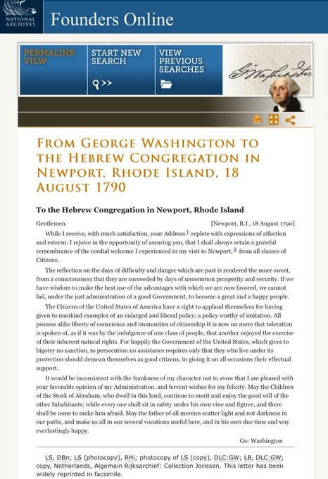 16. It is because of great men like Thomas Becket that the first American President George Washington could proclaim more than 600 years later that... https://twitter.com/d3bach/status/1030797737376268288?s=20