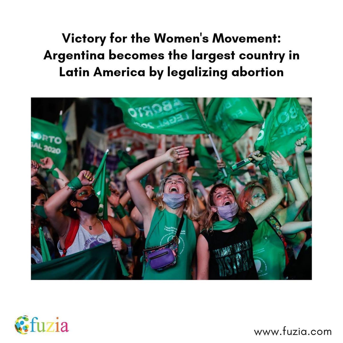 Breaking news: Argentina legalises abortion, delivering a landmark victory to Latin America’s growing women’s rights movement! 

 #abortionrights #latinamerica #protest #womensrightsmovement #latestnews #Argentina #fearwomen