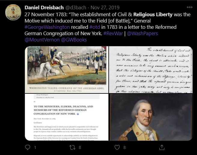15. That stand, after centuries of state-sponsored religious oppression and religious wars throughout Europe, eventually led to the establishment of religious liberty in the New World.