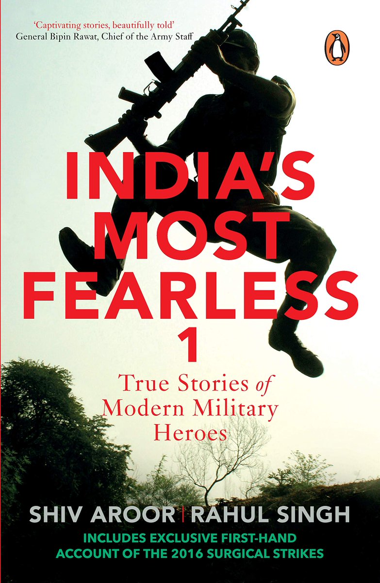18/n India's Most FearlessIt is an amazing book by  @ShivAroor  @rahulsinghxThe unbelievable stories of our armed forces will give you goosebumps!