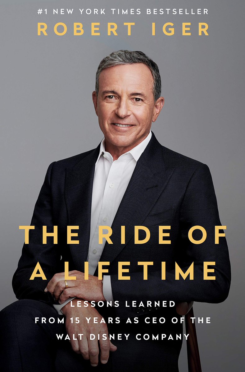 19/n The Ride of a Lifetime: Lessons Learned from 15 Years as CEO of the Walt Disney Company (Robert Iger)Describes the author's elevation to fame and corporate achievements in his life + the many acquisitions and milestones by Disney. Good read on the creative industry!