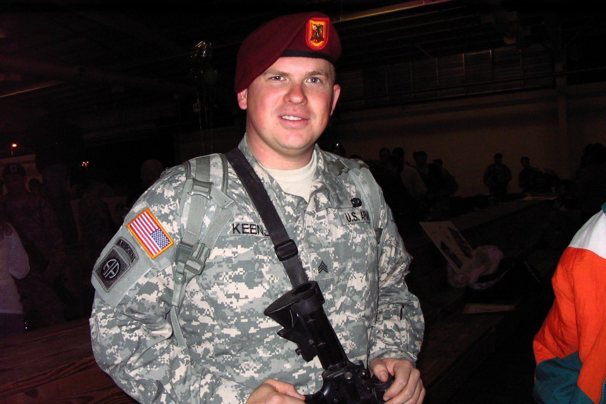 He was 39 when he died of COVID-19.His son was two days old.They never met.Remember Sergeant Michael Keene, his young family.