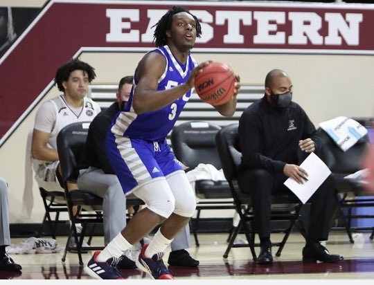 Nice game (9 points) tonight for <a href="/henonba13/">Henry Abraham</a> of Eastern Illinois.  But how about his teammate Mack Smith? 89 straight games with a 3-pointer!  New NCAA record!