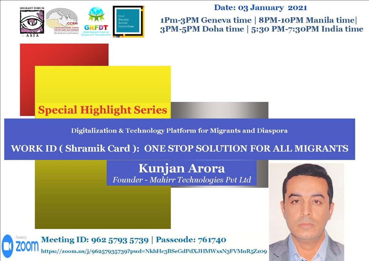 grfdt12's tweet image. Save the date:
@grfdt12 @mfasia_ @cisanunam @Paddito30 @ShabariNair2 @CMARMigration @UNMigNetwork @UNmigration @ReForm_Net @UNSR_Migration @MigrationWatch @USF_Migration @oxmofm @migration_group @MigrationTau @CIS_org @MigrationStudi2