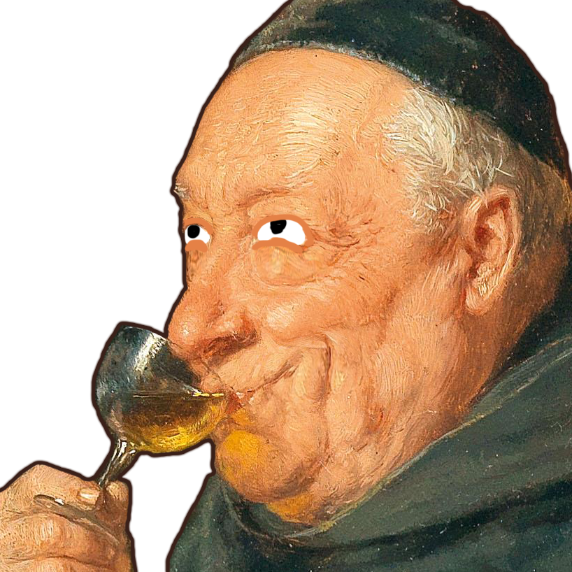 1EmoteADay's tweet photo. "The Connoisseur" by Eduard von Grützner – edited transparent connoisseur emote for #twitch #discord. 

resized, cropped, original size emotes. #emotes #emoji #wine #silly #funny #lol #arthistory #art #winelover #winesniffing https://t.co/3zcDUgLObF