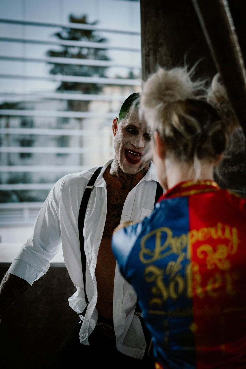 itscourtney__'s tweet photo. You're probably thinking..where is your favorite from your harley quinn and Joker session??
Well I couldn't pick just one so here are my top ten from thar session https://t.co/Wk3YwpMdlK
