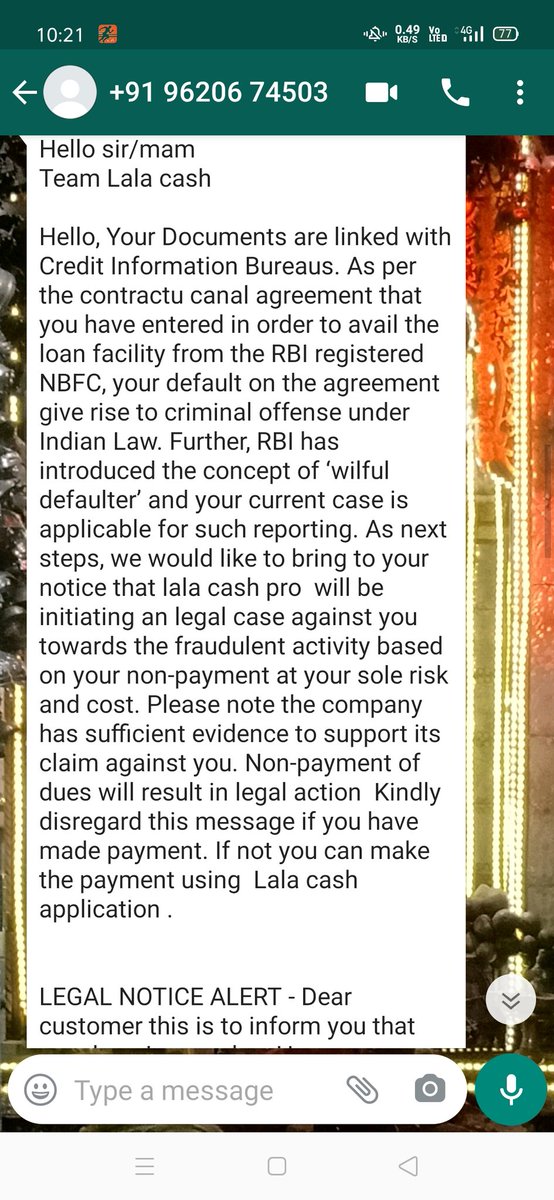 KYA YEH LALA CASH KA TRIKA SHI H GOVT K FAKE NOTIC BEJNE KA GOVT K PAPAER KA GALT USE KRNA CASTMAER KO GALIYA DENA OR KHUD KO RBI REGASTION BTANA REPLY DE RBI DEPARTMENT AND POLICE OR NHI SHI TO EN PAR KARWAHI KI JAAE <a href="/Jantaki_Aawaz/">जनता की आवाज़🕯️</a>  <a href="/TelanganaCOPs/">Telangana Police</a> <a href="/DCPSEastDelhi/">DCP South East Delhi</a> <a href="/ROHITIX/">Max</a>