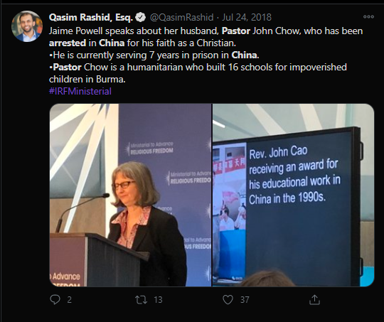 29. "To honor Thomas Becket’s memory, the crimes against people of faith must stop, prisoners of conscience must be released, laws restricting freedom of religion and belief must be repealed, and the vulnerable, the defenseless, and the oppressed must be protected."