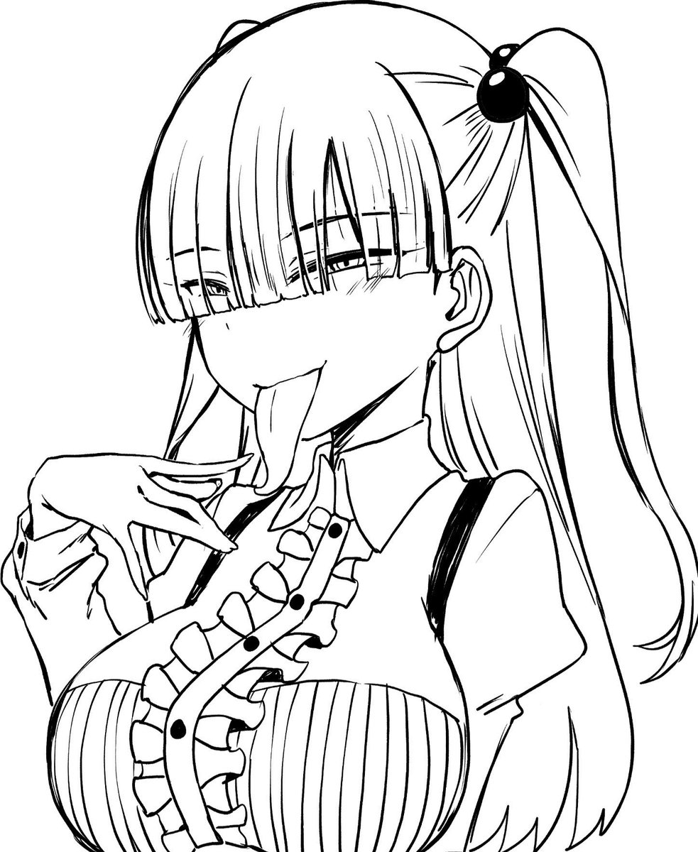 CosplayingOoba's tweet photo. Minari showed off her long tongue to tease everyone. 

" You wanna know what I could do with this? I bet you do! This thing can do alot~ " https://t.co/b1RBOwGuFn