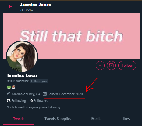 whitneywildrose's tweet photo. @RHOJasmine #jenisa save it for the reunion... jasmine 0 followers, Joined December 2020. #obvious #yourinsecuritiesareshowing #rentfree https://t.co/RlTlQukg0I
