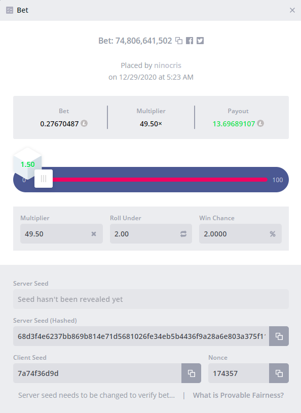 Primedice's tweet photo. Cheeky multiplier alert 🚨🚨🚨

Give this cool win a retweet and by the end of the weekend, we'll choose one lucky player to get $10 in bonus credit! Good luck! https://t.co/aZ18pvBhbf