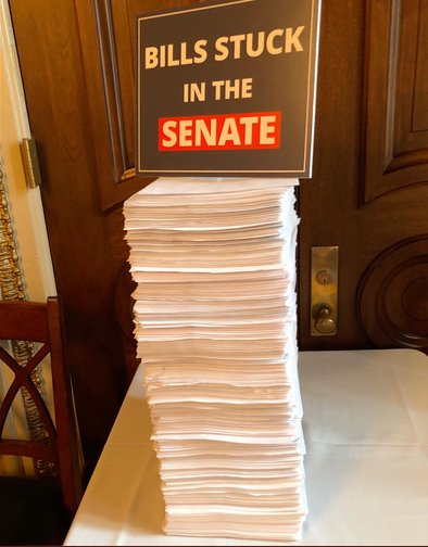 I am not going to list all 395 bills that are sitting on Mitch McConnell's desk. What I am going to do is tell you about the ones that I believe are among the most important for repairing this broken nation, restoring democracy, and saving ourselves from the climate crisis.