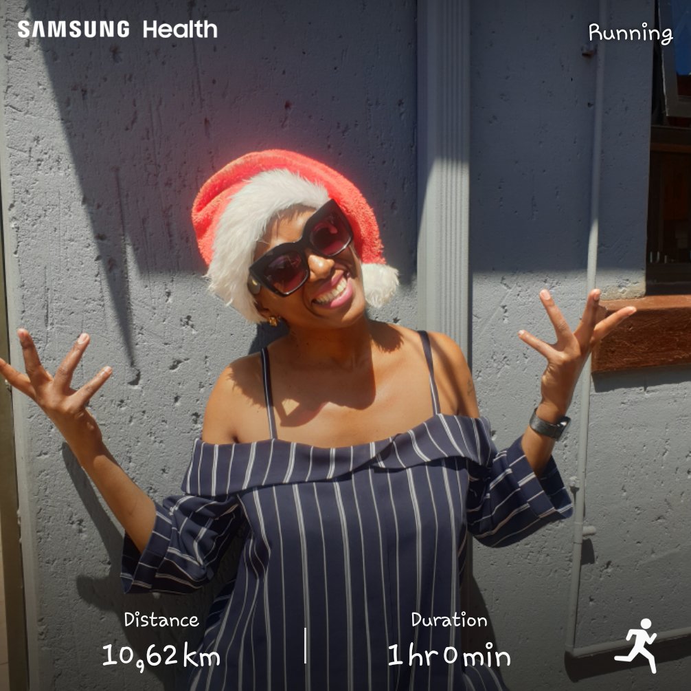 Ended the year with a run... 🏃‍♀️🏃‍♀️🏃‍♀️
#RunningWithTumiSole 
#Finishing2020Healthy 
#fetchyourbody2020