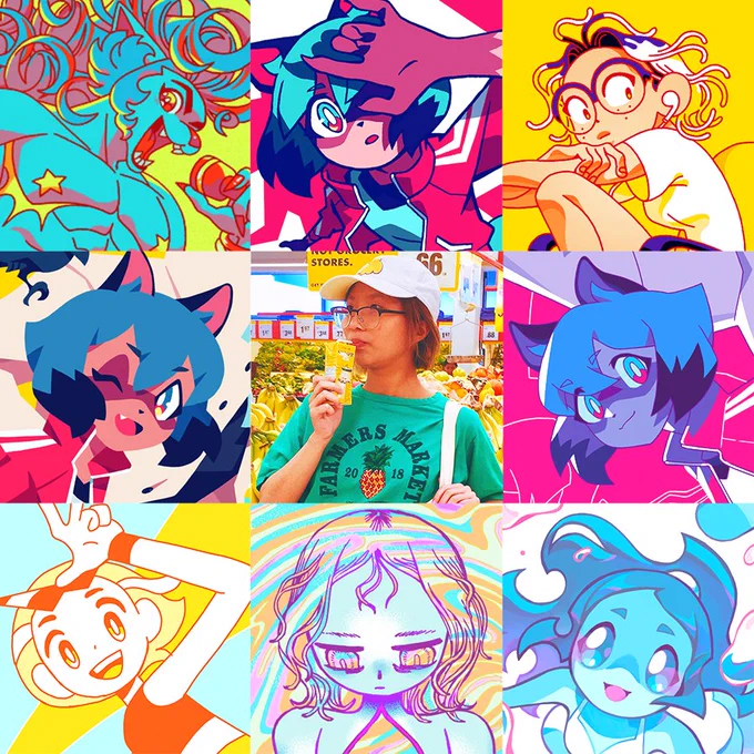 i'm just gonna do all the art challenge things at once lmao here's??? #artvsartist2020 ???? 