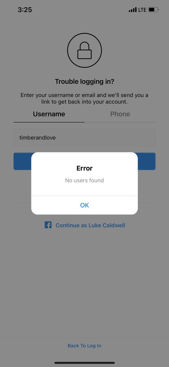 esterlyn's tweet photo. @instagram please help. My verified account @timberandlove on Instagram isn’t allowing me to login since I purchased a new phone. Nothing I try is working and I haven’t been able to get anyone to contact me back. Please see below. Thank you https://t.co/V0cnsBdUim