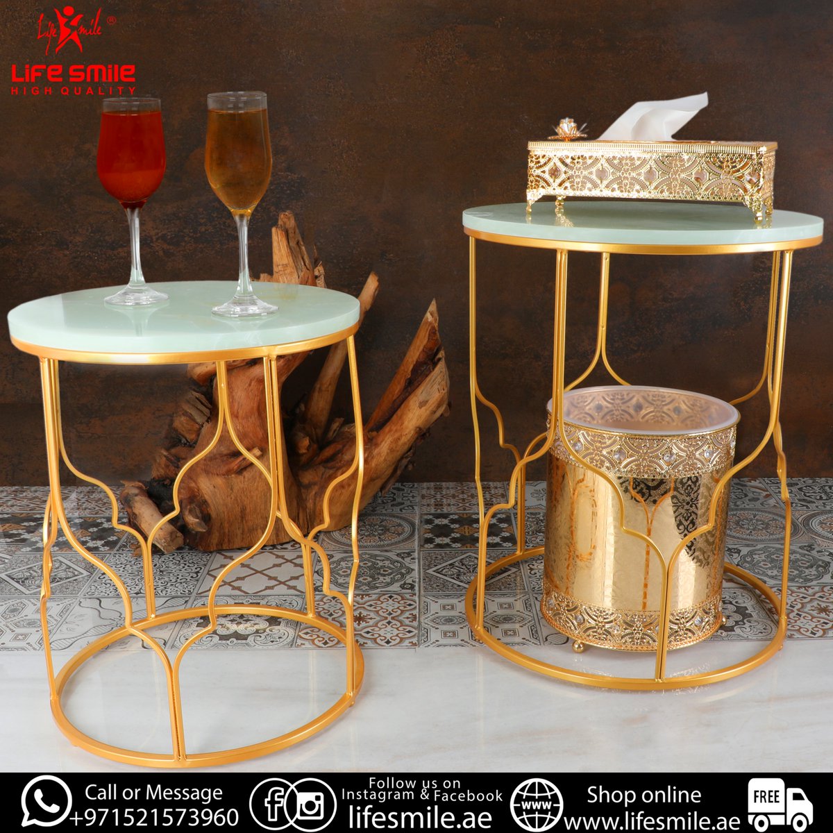 lifesmile_ae's tweet image. ❤️Gold Metallic Table Set❤️
For more:- lifesmile.ae/shop/por-cer/l…
#lifesmile #servingtable #servingtables #servingtableflower #servingtabledecor #servingtablet #servingcage #serving #servingmemories #servingveterans #servingset #servinglooks #servingboards #servingware #servingtrays