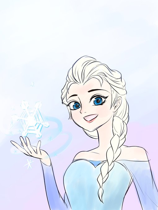 エルサのtwitterイラスト検索結果 古い順