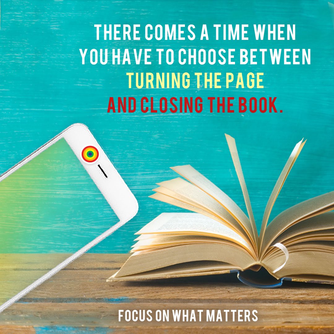 FocalPointzBiz's tweet photo. There comes a time when you have to choose between turning the page and closing the book. #wednesdaywisdom #wednesdaythoughts 

#focusonwhatmatters https://t.co/guSzAnSUei