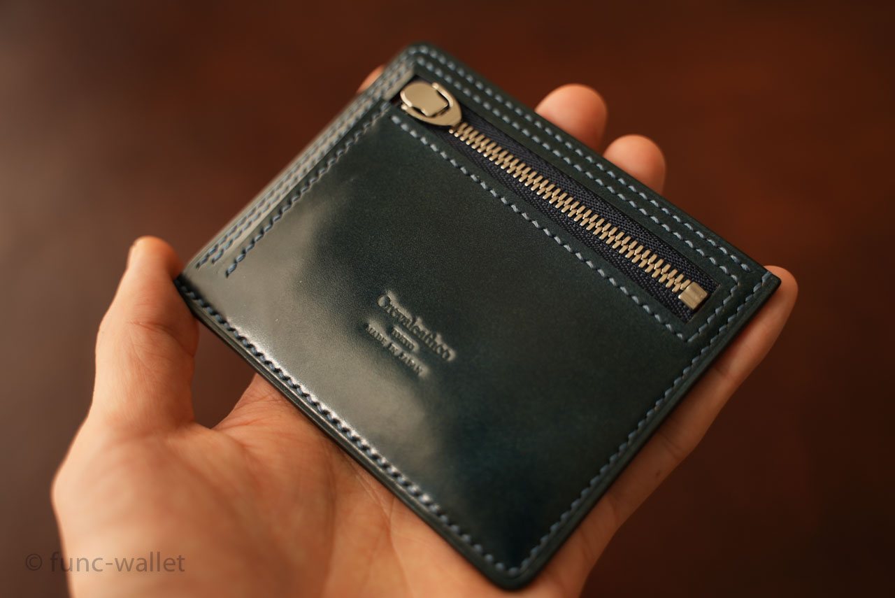 か*ぽ様 Crevaleathco コンパクトマルチウォレット アニリン染めコー