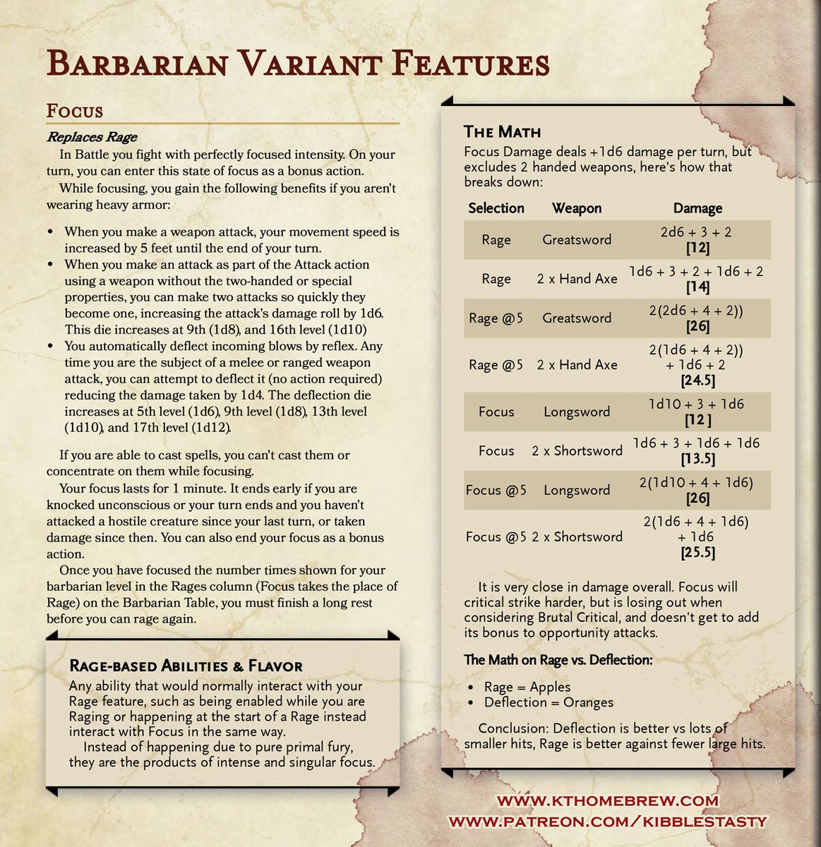 Dnd 5E What Damage Type Is Rage - You have resistance to one type of