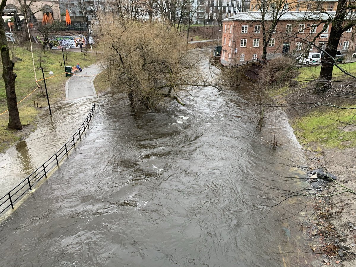 Vannføringen i Akerselva ble i dag kl 0930 redusert fra 25 m3/s til 20 m3/s.